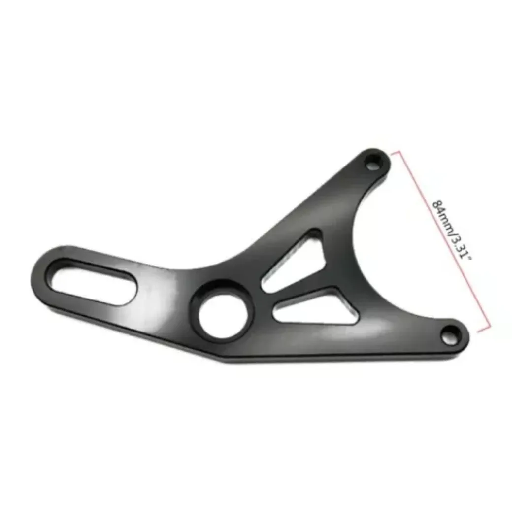 Electric bicycle rear brake caliper bracket adapter 220mm aluminium alloy black