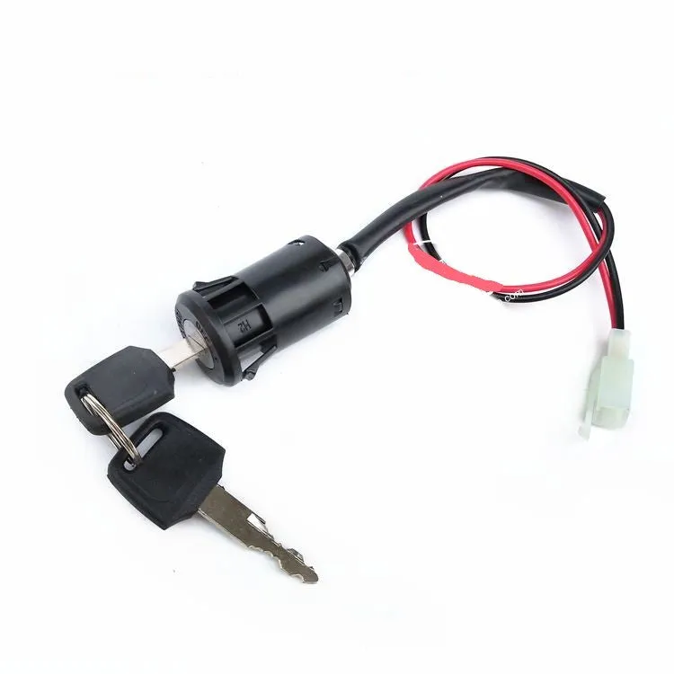 Waterproof electric car door lock with plastic housing for automotive ignition systems