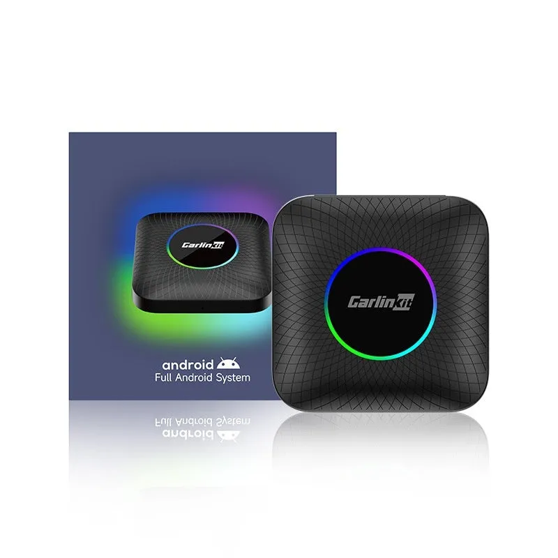 Carplay smart car networking box wired to wireless Qualcomm Eurasian version with two data cables