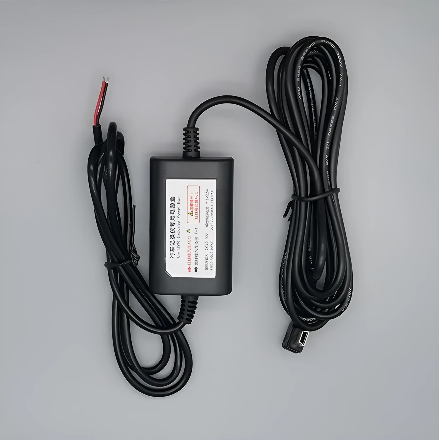 Power cord recorder step-down line ABS material 10-30V input with model options