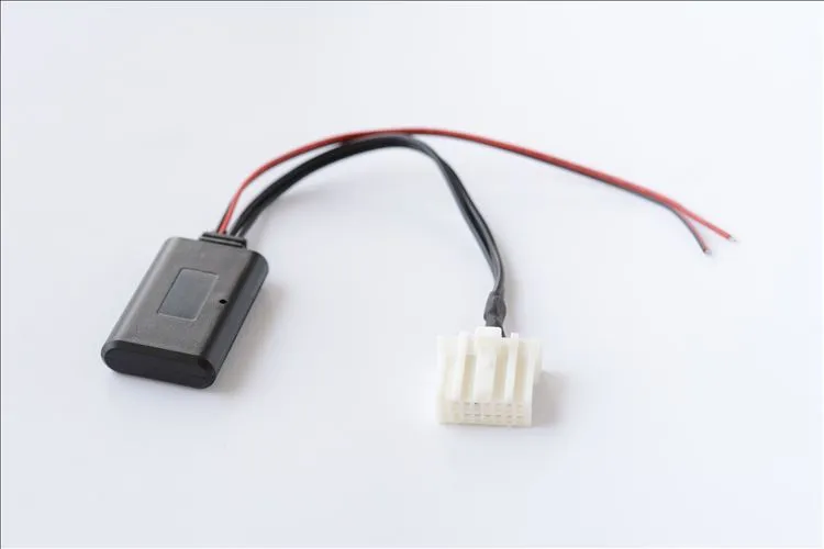 Black Mazda Bluetooth audio cable for M6 M3 MX5 models with AUX connector