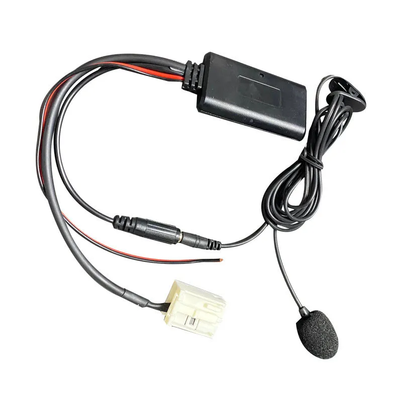 Citroen Peugeot car stereo Bluetooth 5.0 AUX cable kit with microphone