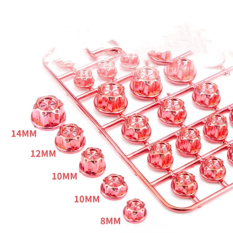 30-piece set of coloured ABS plastic motorcycle screw caps for engine bolt protection