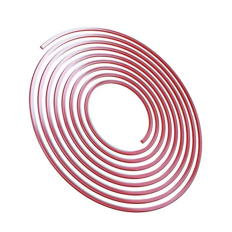 Transparent PVC car door bumper strip protection for universal fit on all vehicle door edges