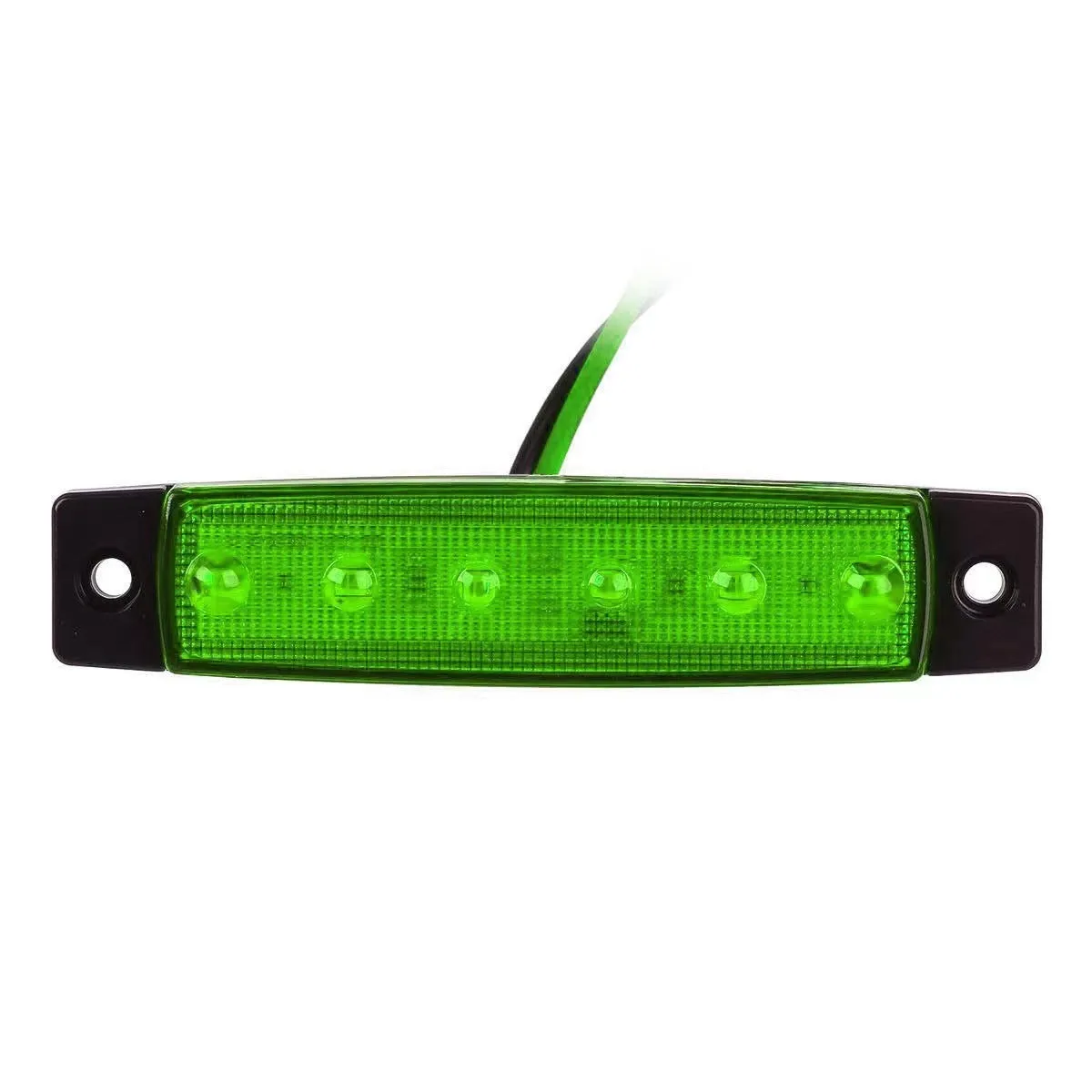 Trailer side warning lights in five colours with PVC housing and LED SMD technology