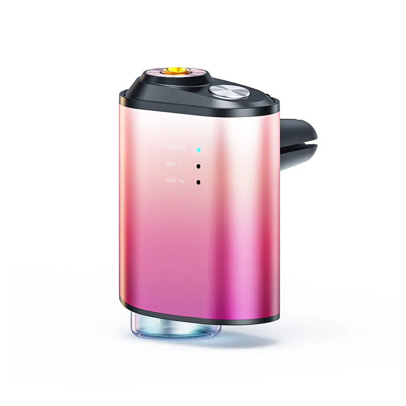 Black car aromatherapy smart fragrance diffuser with ocean perfume bottle, PP PC aluminium alloy build