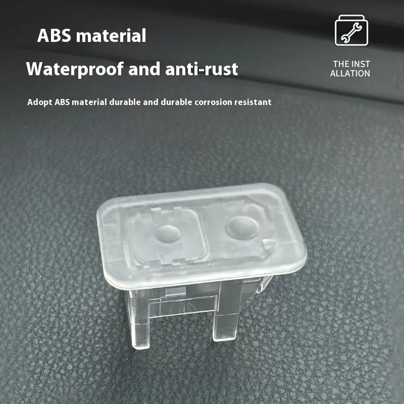 Transparent plastic polka dot Honda headlight sensor cover for automatic photosensitive hood cap replacement