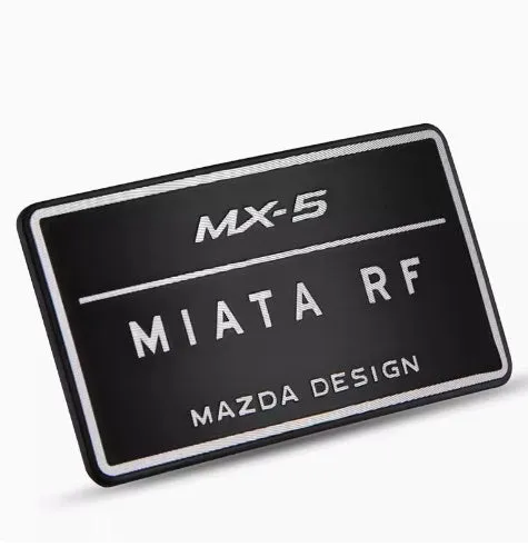 Eight aluminium alloy decorative stickers for car steering wheel in brushed red, silver, and blue finishes