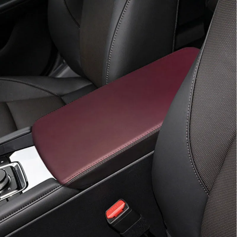 Eight aluminium alloy decorative stickers for car steering wheel in brushed red, silver, and blue finishes