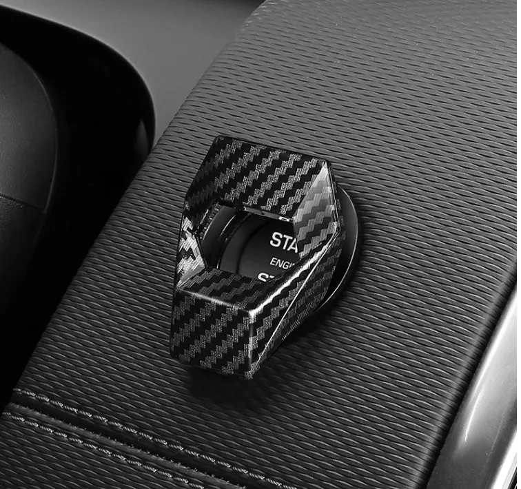 Eight aluminium alloy decorative stickers for car steering wheel in brushed red, silver, and blue finishes
