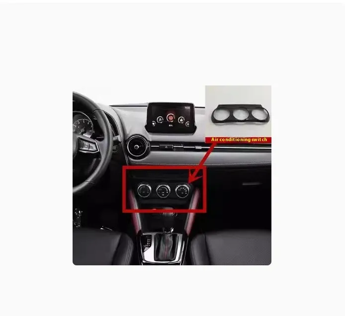 Eight aluminium alloy decorative stickers for car steering wheel in brushed red, silver, and blue finishes