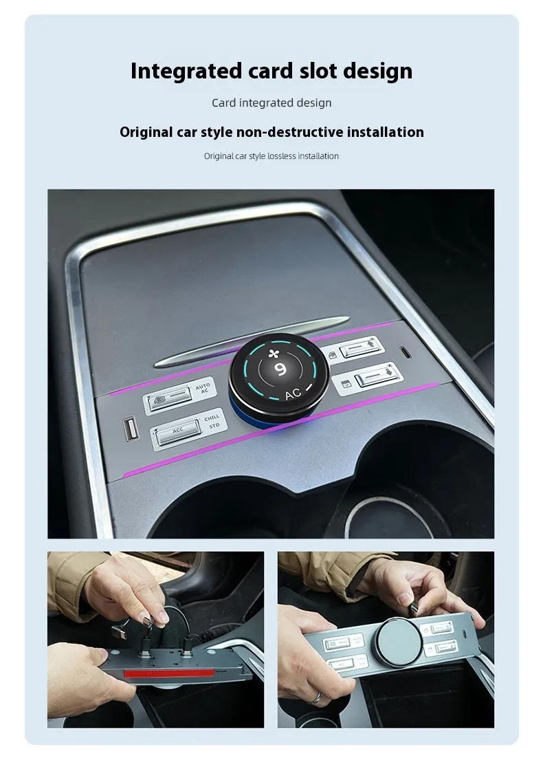 Model3Y LCD expansion dock with 1.46-inch IPS screen in centre console for 21-22 Model 3 and 21-24 Model Y