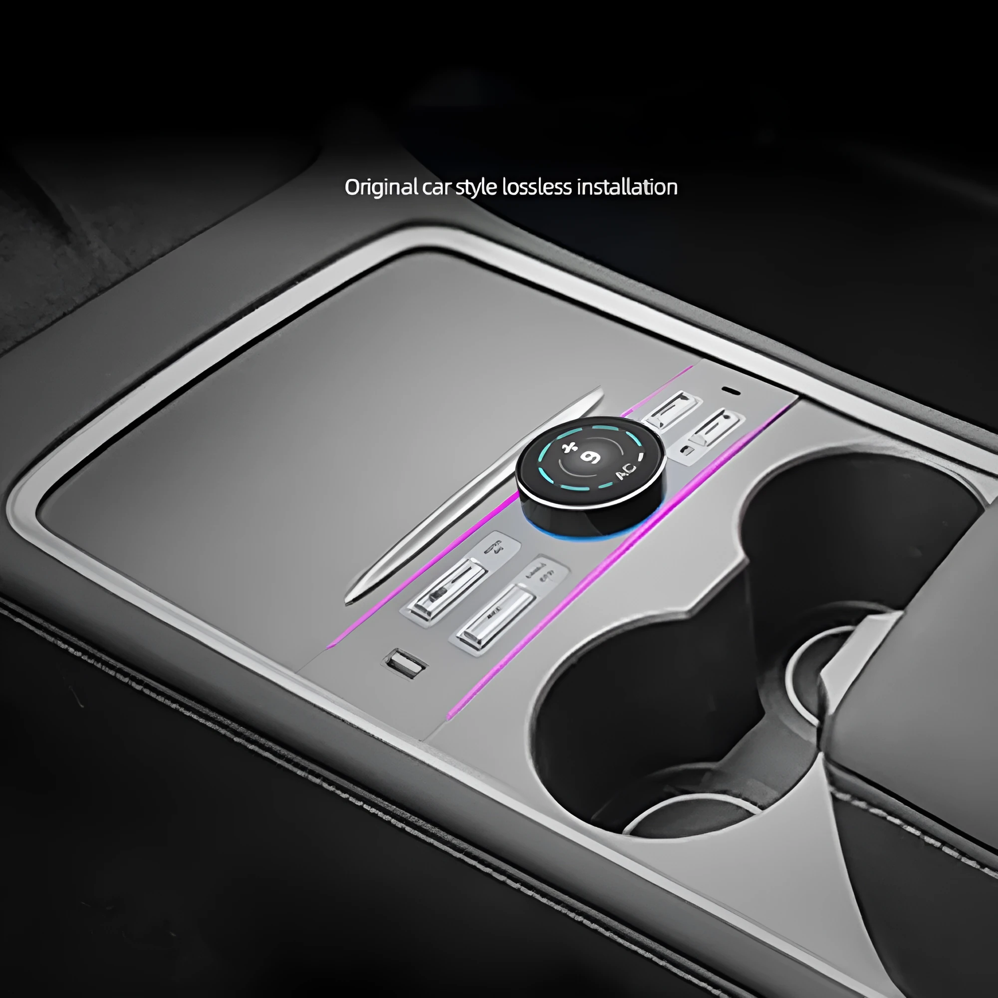 Model3Y LCD expansion dock with 1.46-inch IPS screen in centre console for 21-22 Model 3 and 21-24 Model Y
