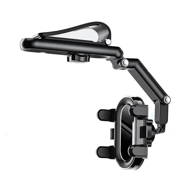 Car mount sun visor with buckle attachment for rear seat window installation