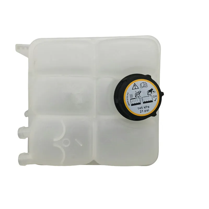 White plastic secondary water tank for Ford, compatible with 8V618K218AE 1717053 CV6Z8A080A