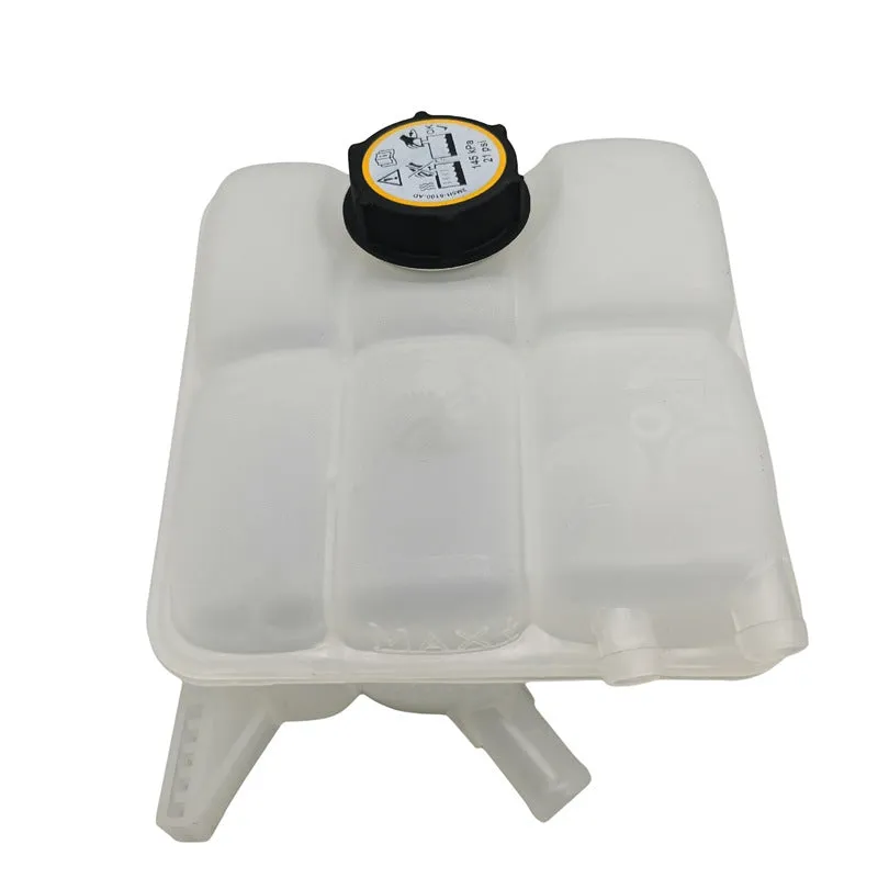 White plastic secondary water tank for Ford, compatible with 8V618K218AE 1717053 CV6Z8A080A