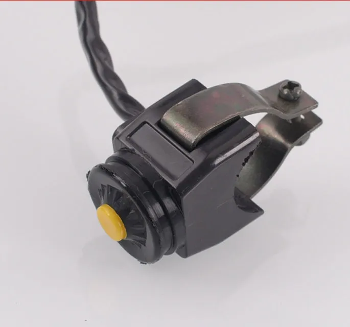 Red and yellow motorcycle ATV ignition point button start switch 60mm length