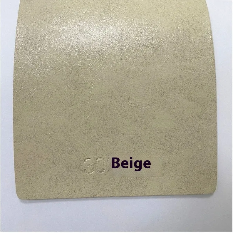 Oil wax leather adhesive sticker sheet for car and furniture repair in brown