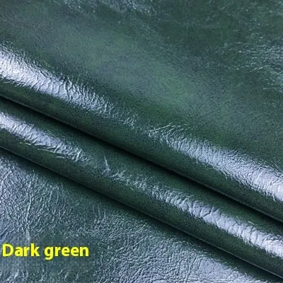 Oil wax leather adhesive sticker sheet for car and furniture repair in brown