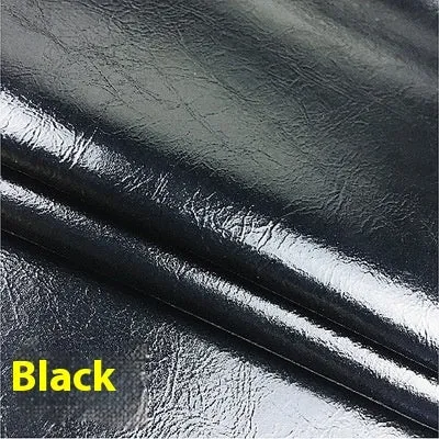 Oil wax leather adhesive sticker sheet for car and furniture repair in brown