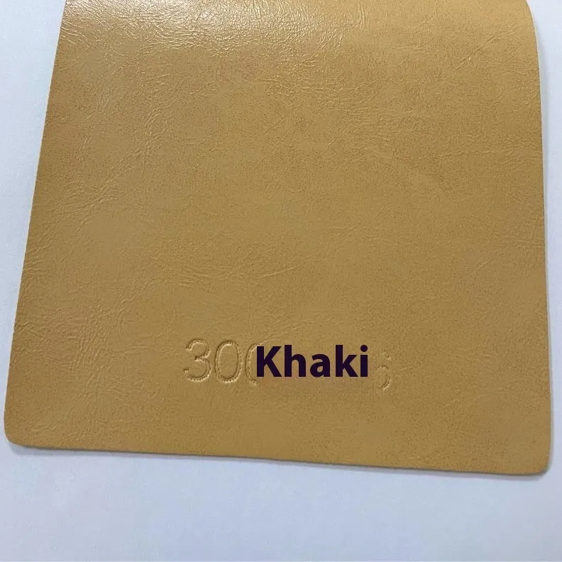 Oil wax leather adhesive sticker sheet for car and furniture repair in brown