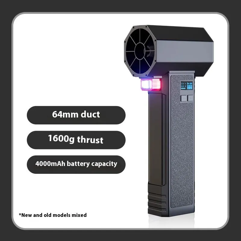 Ducted high-speed turbofan electric outdoor dust blowing car wash fan 14.8V 4000mAh compact design