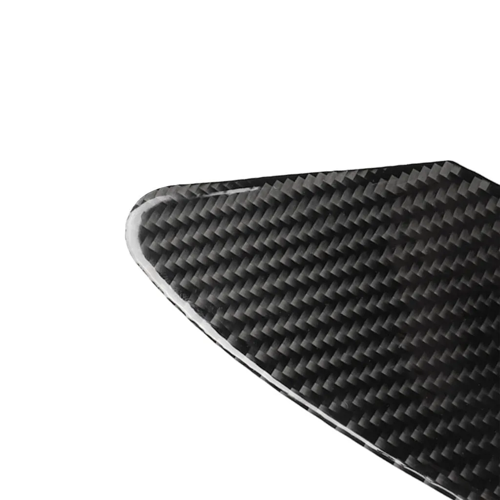 Carbon fibre USB charging port panel sticker with protective surface finish