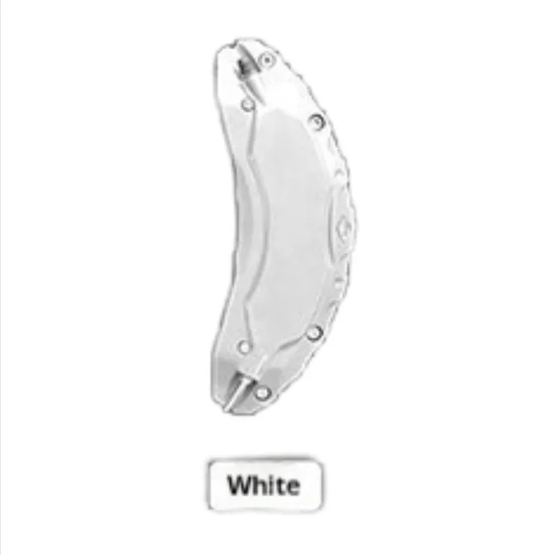 Tesla Model 3 aluminium alloy brake caliper cover in red colour clip-on appearance modification
