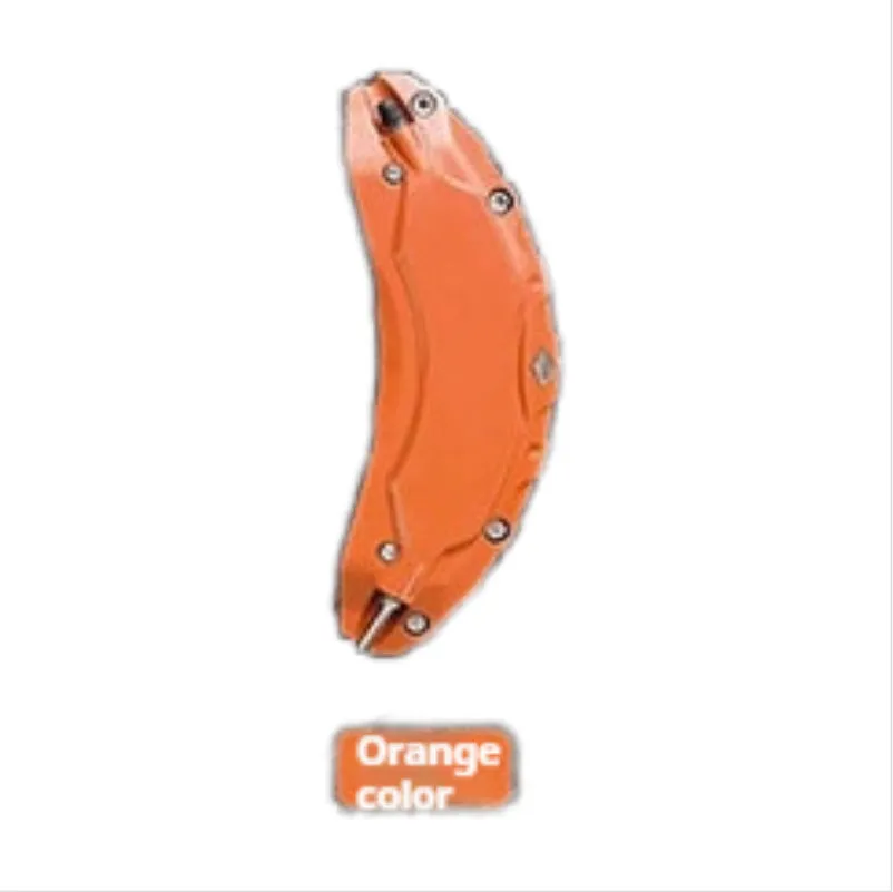 Tesla Model 3 aluminium alloy brake caliper cover in red colour clip-on appearance modification