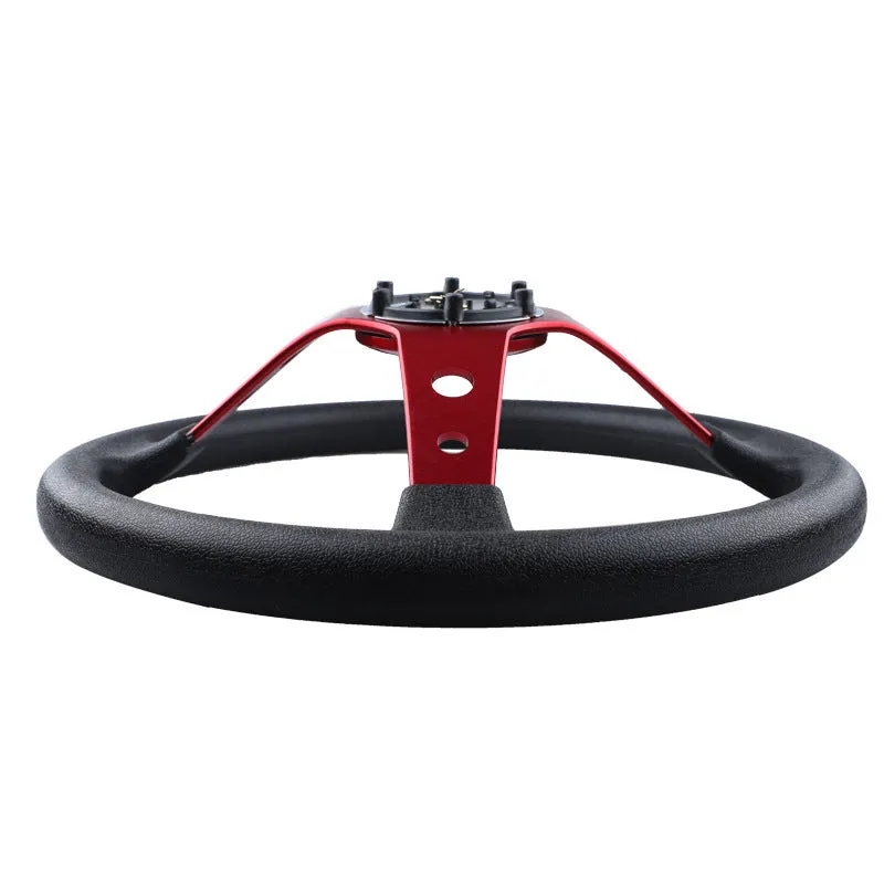 Car modified general PU steering wheel for 70mm hole spacing in multiple colours