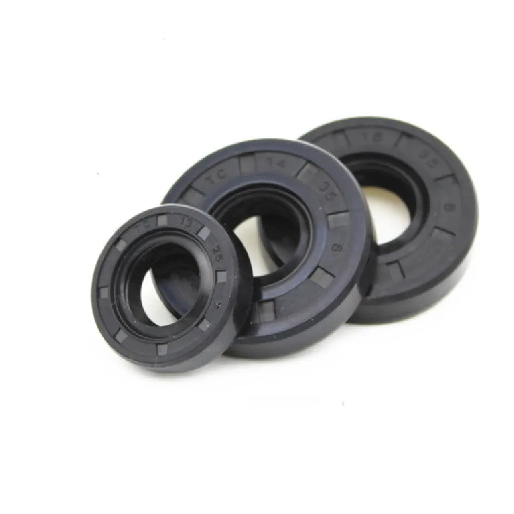 Six-piece motorcycle engine oil seal kit for Suzuki AG100 with rubber seals in various thicknesses