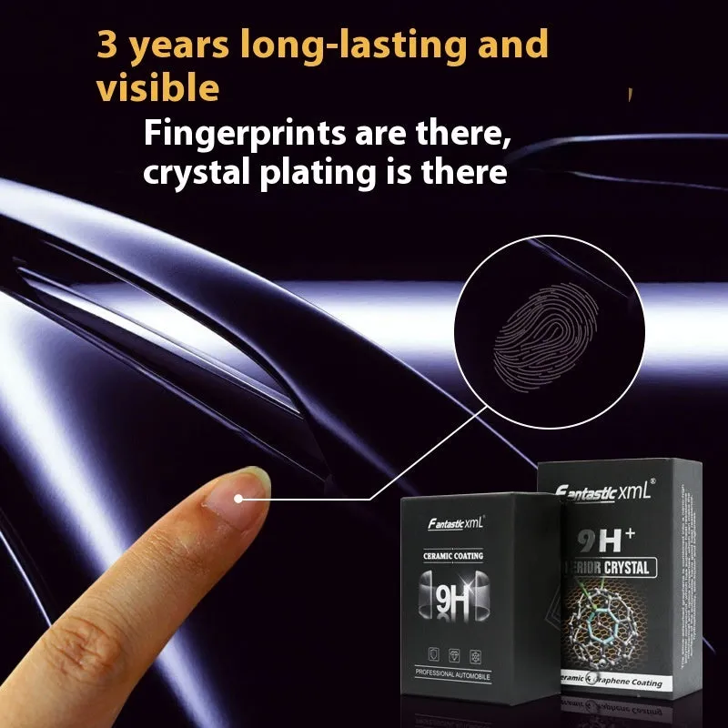 Automotive nano ceramic crystal coating 50ml graphene plated crystal silica-based paint protection in large box