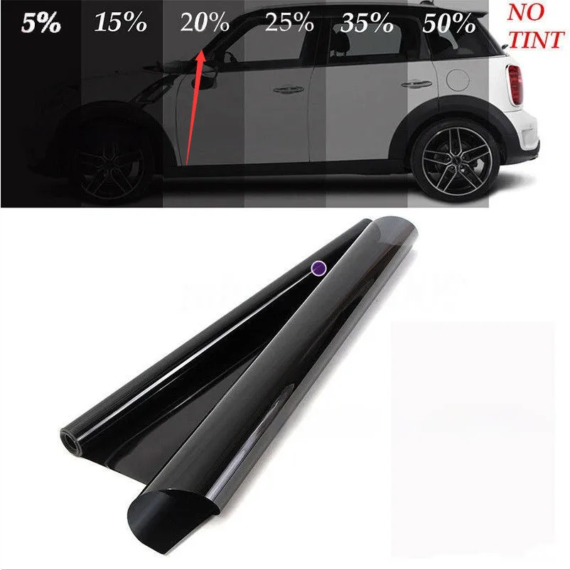 Transparent thickened wear-resistant automotive glass insulation film in 50cm width for car window heat reduction