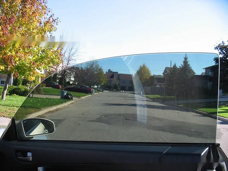Transparent thickened wear-resistant automotive glass insulation film in 50cm width for car window heat reduction