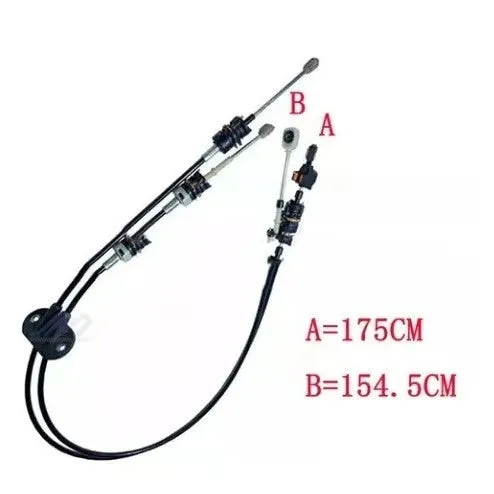 Black gear shift cable for Ford vehicles part numbers 2S657E395BA and 2S657E395BE