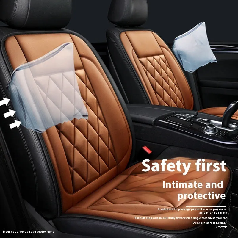 Winter solid colour car plush warm cushion in black with synthetic fibre fill and hemmed edge
