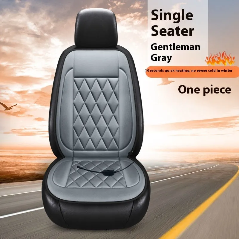 Winter solid colour car plush warm cushion in black with synthetic fibre fill and hemmed edge
