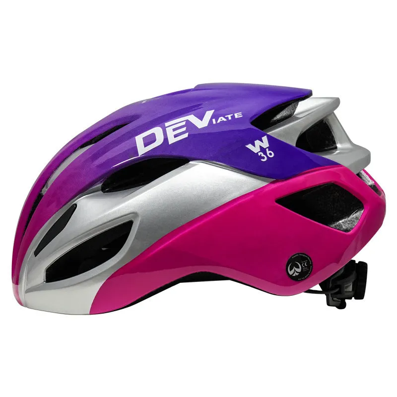Adult mountain bike helmet with integrated molding EPS PC material free size black red silver colour