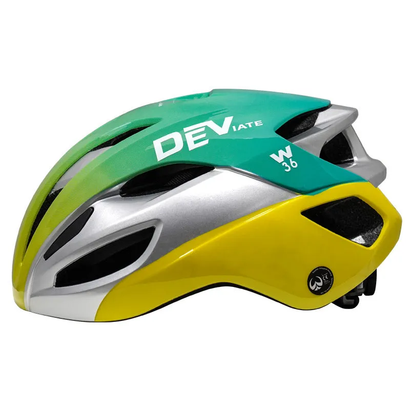 Adult mountain bike helmet with integrated molding EPS PC material free size black red silver colour