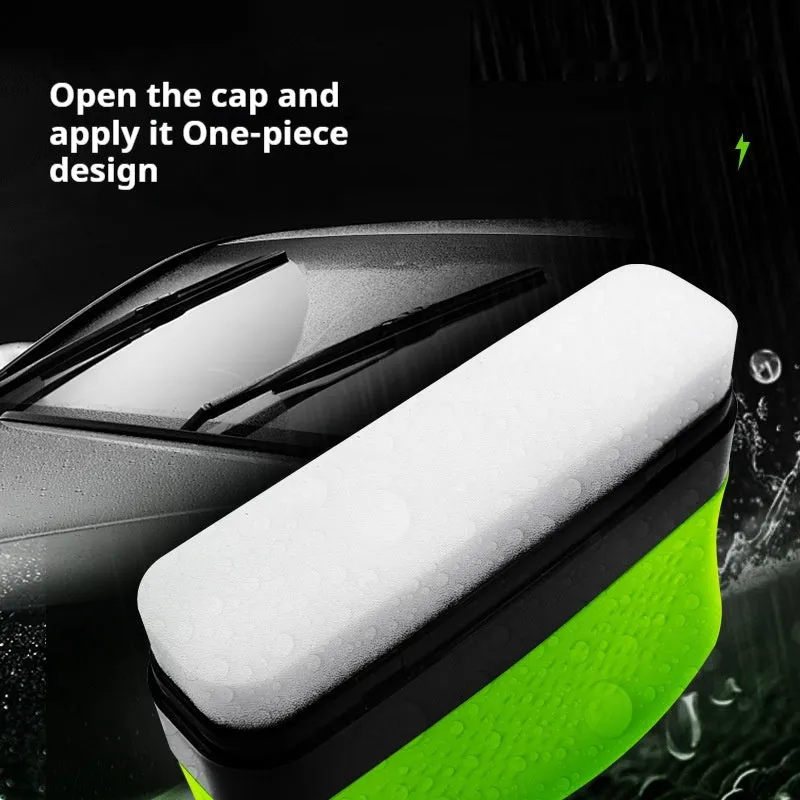 Green car glass wiper oil-removing crystal plating coating 150ml bottle with cloth