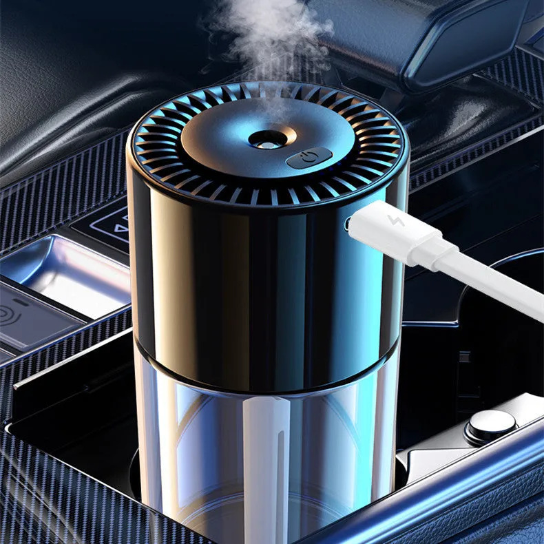 AI intelligent spray perfume humidifier with glass perfume seat USB plug-in aroma diffuser