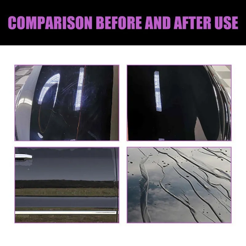 Ceramic car paint spray 100ml in a spray bottle with a sponge and towel for paint decontamination and polishing