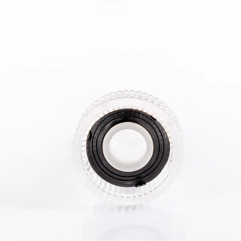 Transparent plastic water inlet joint for Kärcher pressure washers with 3cm diameter