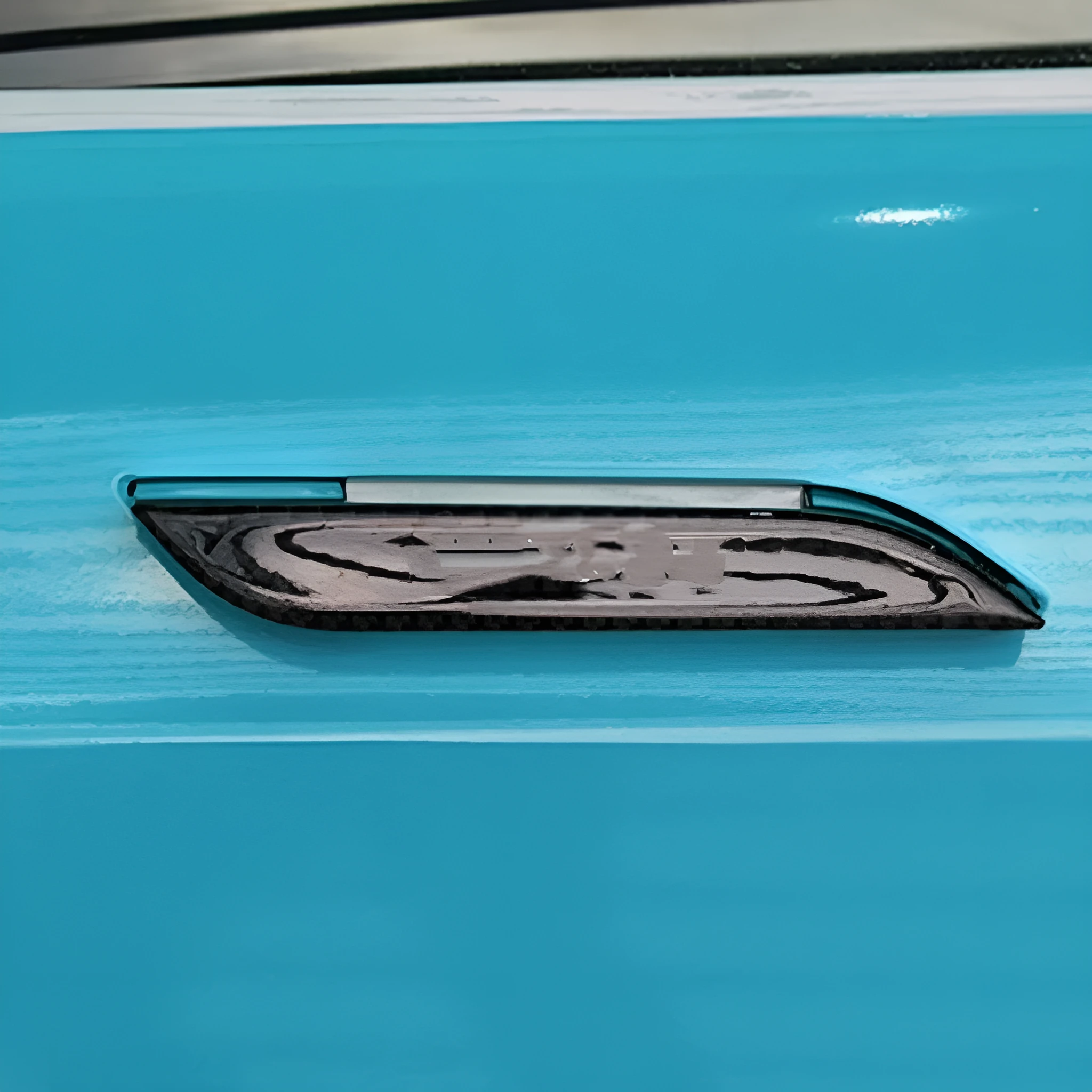Carbon fibre door handle sticker patches for Tesla Model S anti-scratch protection