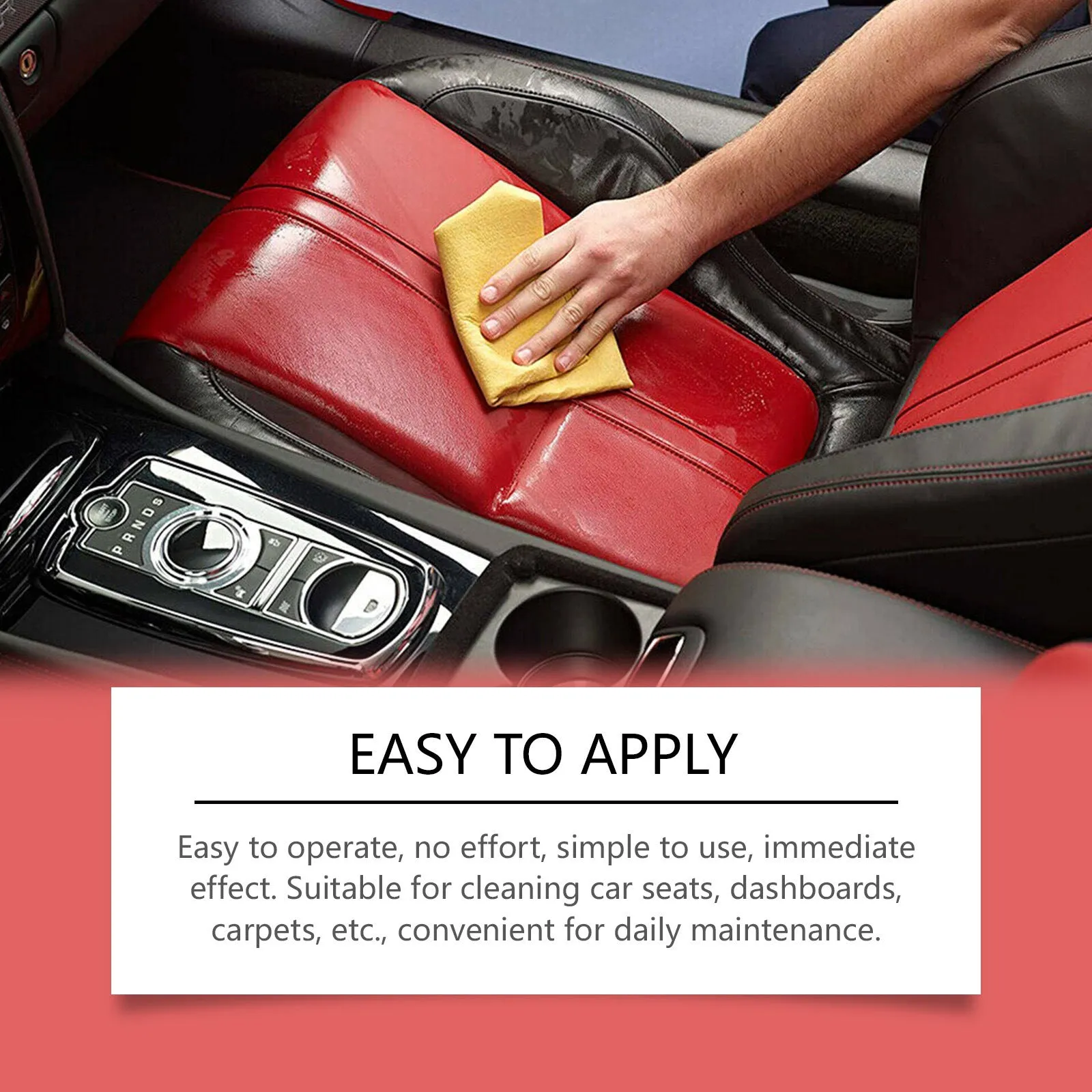 Car multifunction detergent 120ml bottle for cleaning fabric seats and steering wheels