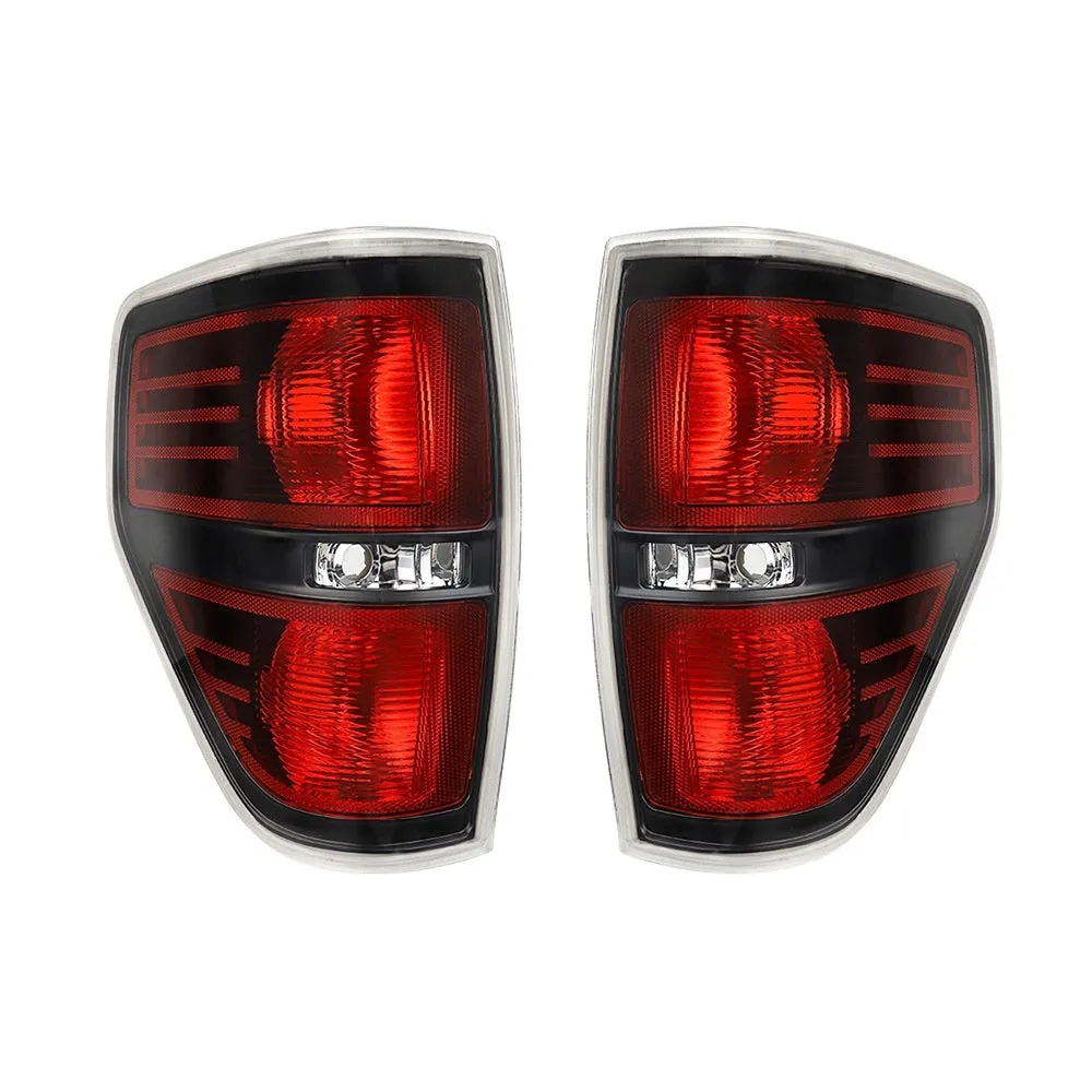 Ford F-150 stop lamp pair silver black modification taillight 12V 30.5x15x35cm