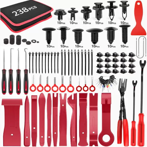 13-piece oil seal screwdriver hook set in blue colour with Oxford cloth bag