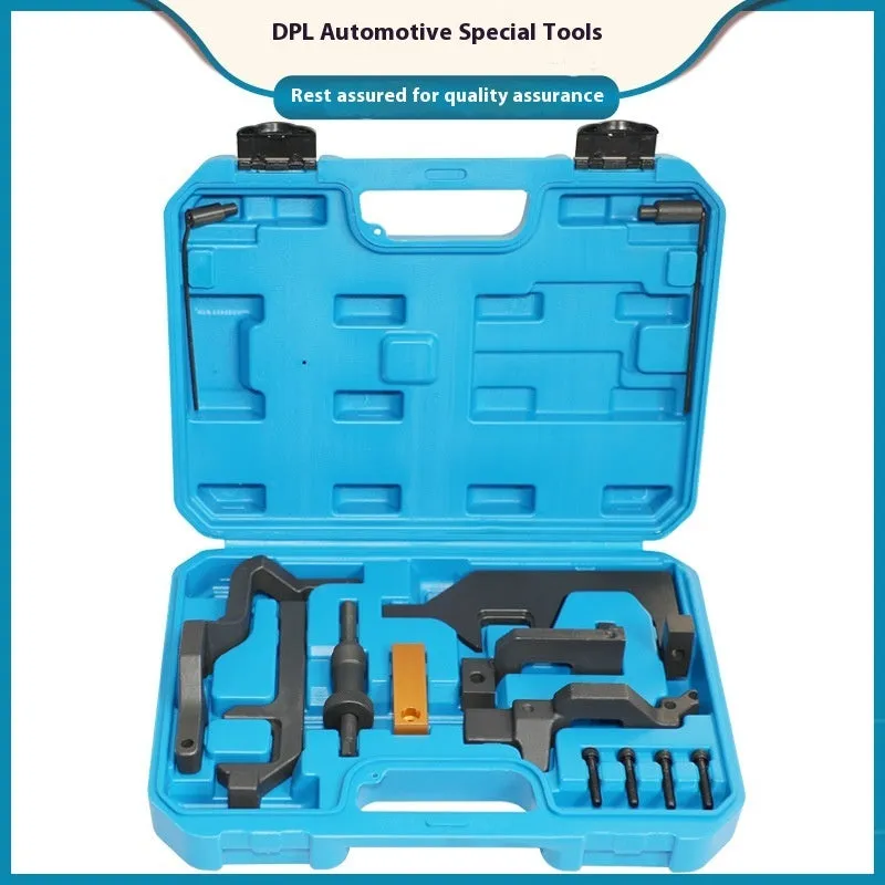 Compact blue alloy mini tool set for BMW and Peugeot engine repair