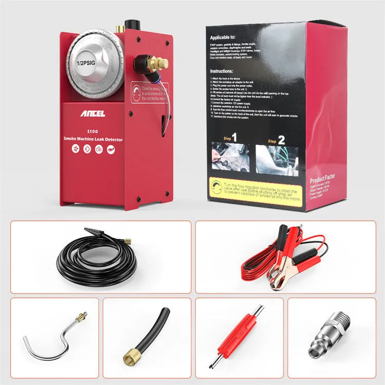 Metal detector for automobile pipeline leakage detection tool with metal construction