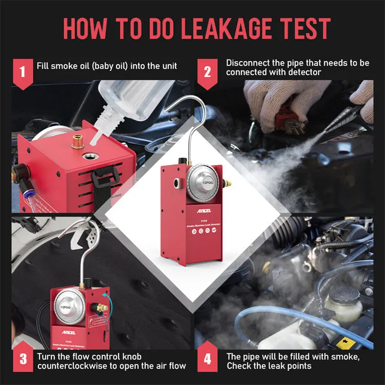 Metal detector for automobile pipeline leakage detection tool with metal construction